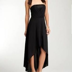 Bebe High Low Black Dress